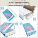 Fake Book Cafe Desk Table Living Room For Home Decor Interior Items Modern Home Decoration Ornaments Accessories Luxury Bedroom