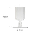 DecorBites™ Linen Cloth Pendant Light: Elegant Bohemian Fabric Chandelier for Home, Restaurant, Hotel