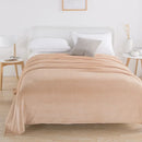 DecorBites™ Coral Fleece Flannel Flower Printed Blanket for Single/Queen/King Beds