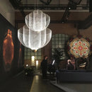 DecorBites™ Geometric Iron Chandelier | Nordic Loft Pendant Light Fixture