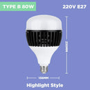 DecorBites™ 220V E27 LED Bulb: High Power 30W-150W LED Light for Garage Warehouse