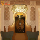 DecorBites™ Gold Lustre Iron Art Pendant Lights LED E27, Exotic Design for Home, Restaurant, Bar