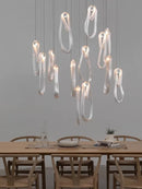 DecorBites™ LED Pendant Chandelier for Living & Dining Room Luxury Lighting Fixture