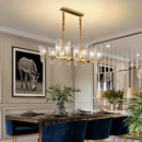 DecorBites™ Glass LED Ceiling Chandelier for Living Room Bedroom Restaurant Hotel Kitchen Luxe Lighting