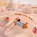DecorBites™ Cloud Cotton Cartoon Bedding Set - Soft, Skin-Friendly, All Seasons