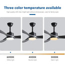 DecorBites™ 52 Inch Pure Copper DC Motor Remote Control Ceiling Fan With Light