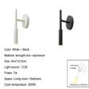 DecorBites™ Adjustable Indoor LED Wall Lamp Spotlight Fixture, Aluminum, Rotatable 350°