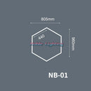 DecorBites™ Geometric LED Lights for Exhibition Car Detailing Garage Workshop - Polygonal Snowflake Theme