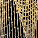 DecorBites™ Crystal Tassel Stair Chandelier for Luxurious Indoor Lighting