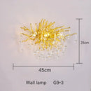 DecorBites™ Gloss Light Luxury Crystal Ceiling Chandelier for Living Room & Dining Room