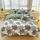 DecorBites™ Cotton Printed Bedding Set: Cozy, Breathable, All Seasons Comforter Set