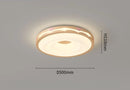 DecorBites™ Cream Wind Walnut Round Master Bedroom Lamp Warm Retro Hanging Ball Ceiling