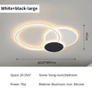 DecorBites™ LED White Ceiling Chandelier with Remote Control