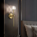 DecorBites™ Crystal Wall Sconce: Modern LED Fixture for Bedroom, Living Room, and Hallway