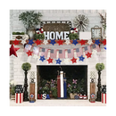 Rattan Ornament Star Rattan Ball Ornament Natural Wicker Rattan Independence Day Home Decor Vase Filler,