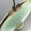 DecorBites™ Clear Pink Glass Horo Pendant Light LED for Loft Bar Art Deco Kitchen