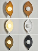 DecorBites™ Leaf Resin LED Wall Sconces for Bedroom Living Room Corridor, Indoor Decor Lighting
