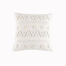 DecorBites™ Cotton Tassels White Cushion Covers 45x45/30x50cm - Square Geometry Pillowcase