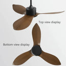 DecorBites™ 48" DC Remote Control Ceiling Fan Plastic Blade Bedroom Indoor Industry 220V