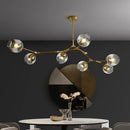 DecorBites™ Glass LED Ceiling Chandelier for Kitchen Dining Living Room