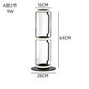 DecorBites™ Heavy Glass LED Floor Lamp: Modern Nordic Light for Living Room and Bedroom