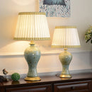DecorBites™ Country Ceramic Table Lamp for Eye Protection, Bedroom Decor & Study