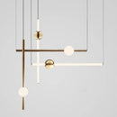 DecorBites™ Glass Pendant Lights: Modern Long Hanging Lamps for Kitchen, Dining Room, and Shop