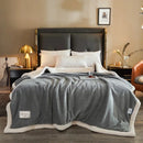 DecorBites™ Cozy Winter Fleece Blanket | Queen Size Soft & Warm Duvet Quilt Blanket