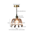 DecorBites™ Glass Pleats LED Pendant Lights for Home and Commercial Spaces