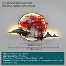 DecorBites™ LED Landscape Pine Picture Wall Light for Home Decor