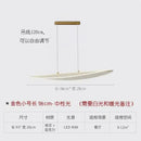 DecorBites™ LED Chandelier: Nordic Long Curve Pendant Light for Home Office Dining Decor