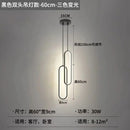 DecorBites™ Aluminium LED Chandelier for Minimalist Restaurant, Bar, and Living Spaces