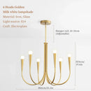 DecorBites™ French Style Black Pendant Light Luxury Led Chandelier Room Decor