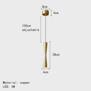 DecorBites™ Copper Black Gold LED Pendant Light with Adjustable Cord - 3 Changeable Options