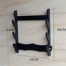 Wall Katana Support Sword Holder Wooden Wall Mount Multi-layer Stand Umbrella Rapier Shelf Display Support Weapon Bracket Holder