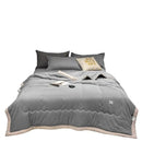 DecorBites™ Cooling Cotton Quilt with Washable Core for Single Bed in Dorm