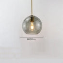 DecorBites™ Glass Ball LED Pendant Lights for Chic Home Decor and Lighting