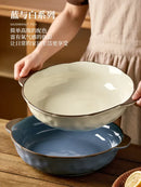 DecorBites™ Large Ceramic Fish Bowl for Noodles and Soup
