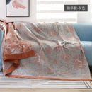 DecorBites™ Cotton Gauze Summer Quilt - Lightweight Air-Conditioning Blanket for Girls