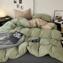 DecorBites™ Cotton Bed Sets Comforter Cover Set with Corner Ties