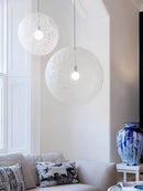 DecorBites™ Hemp Rattan Sphere Pendant Lights for Home Decor & Lighting
