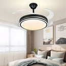 DecorBites™ LED Fan Lamp: Modern Invisible Ceiling Chandelier for Living Room, Bedroom & Dining Room