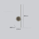 DecorBites™ Circle Straight Bar Wall Lamp | Modern Nordic LED Bedroom Living Room Decor