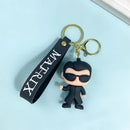 Creative Movie Matrix Key Chain Cool Hacker Neo Tank Key chain men and women bag pendant wholesale