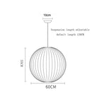 DecorBites™ Elegant Silk Designer Pendant Lamp for Home & Hospitality Lighting