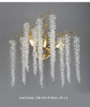 DecorBites™ Crystal Tassel LED Branch Chandelier for Dining Room and Home Decor