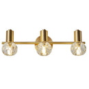 DecorBites™ Gold Crystal Wall Lamp Study Bedroom LED Light Fixture Modern Luxe Decoration