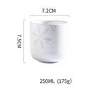 DecorBites™ Coarse Ceramic Tea Cup Set - 250ml Originality Coffee Mug