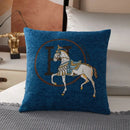 DecorBites™ Cotton Home Logo Cushion Cover Throw Pillow Cover House Decor Fur Living Room