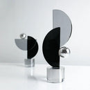 DecorBites™ Geometric Crystal Ornaments Ring Sculpture Home Decor Figurines